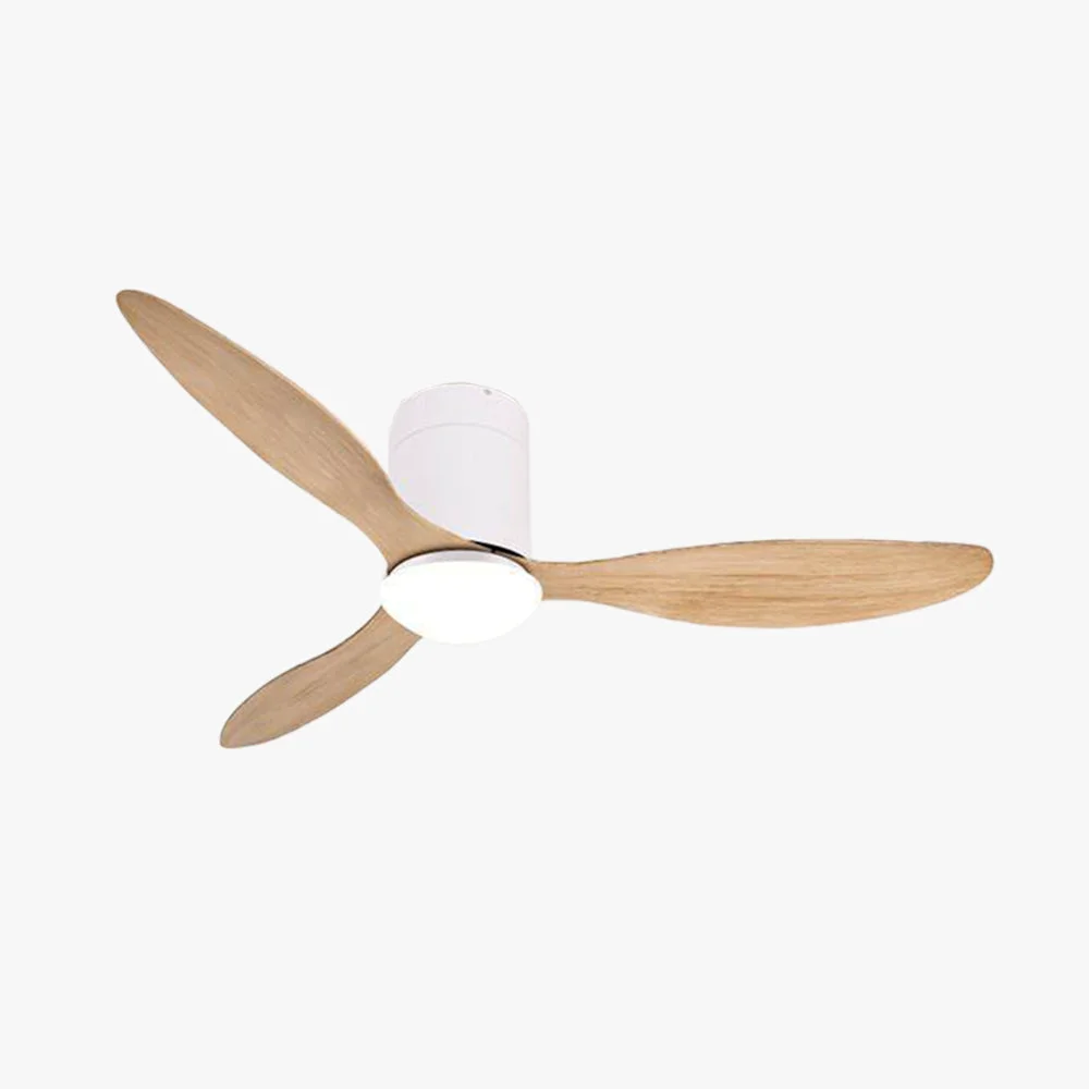Convenient Walters 3-Blatt Weiße Deckenventilator mit Beleuchtung 2 Farbe ∅115CM Flexible