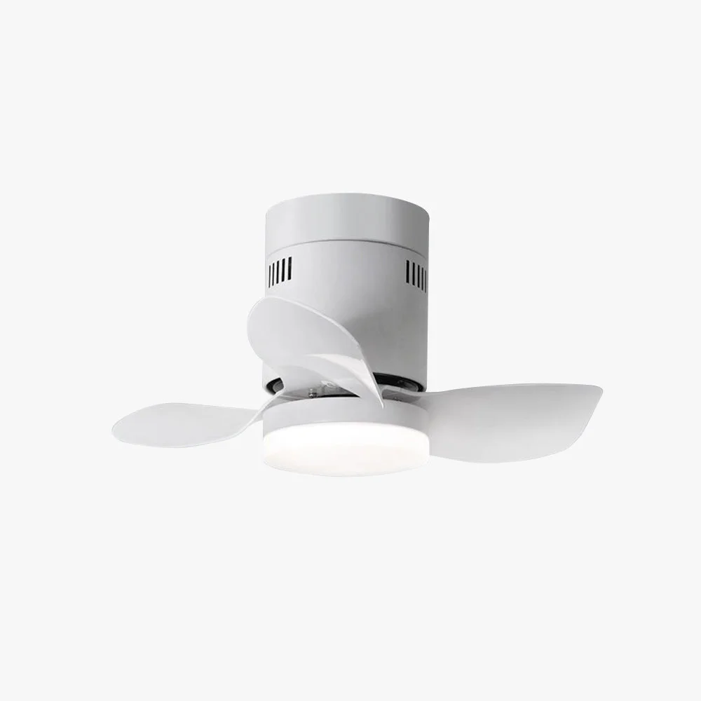 Powerful Walters 3-Blatt Weiße Deckenventilator mit Beleuchtung 2 Farben ∅60CM Excellent