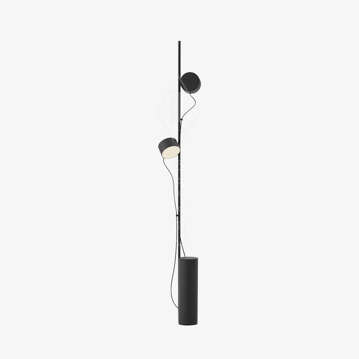 Easy-to-Use Avi Stehlampe 2-flammig 136CM Lang Fine