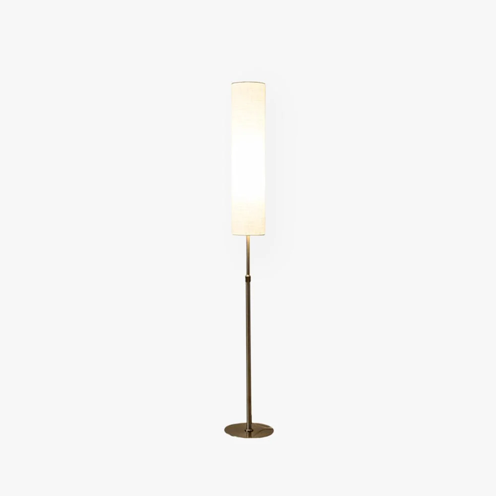 Consistent Eryn Zylinderförmige Stehlampe Metall Stoff 180CM Lang Lightweight