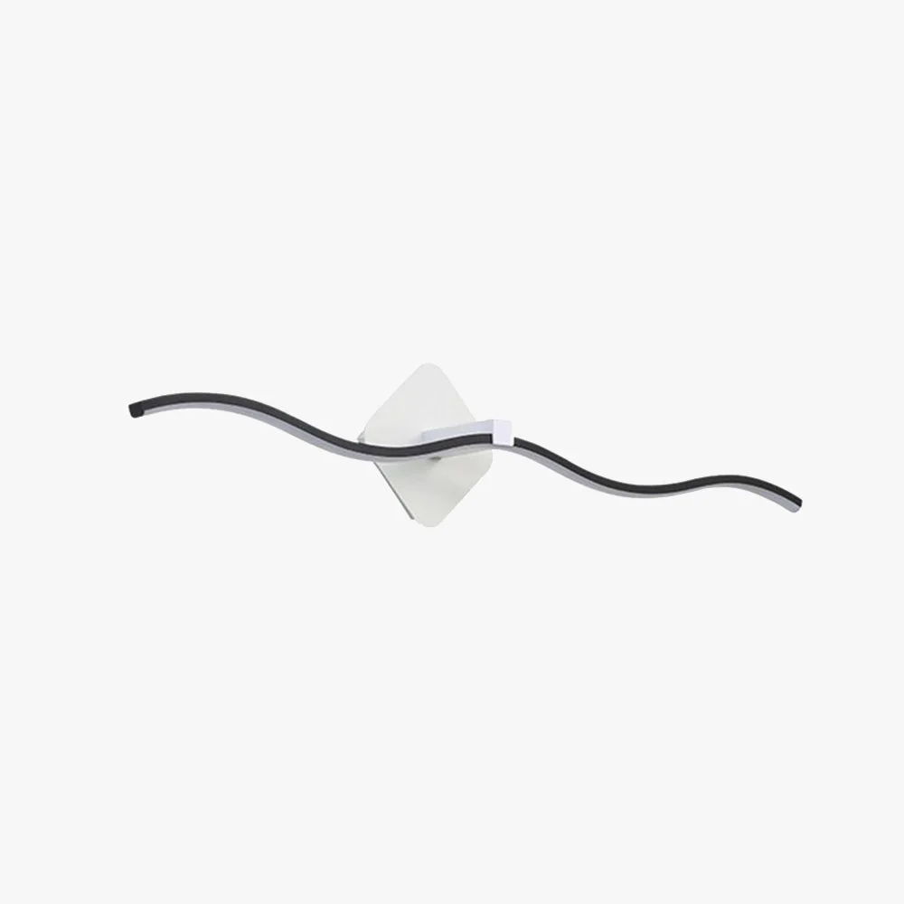 Comfortable Wave Spiegelfront Waschtisch-Wandleuchte L60 80 100CM Contemporary