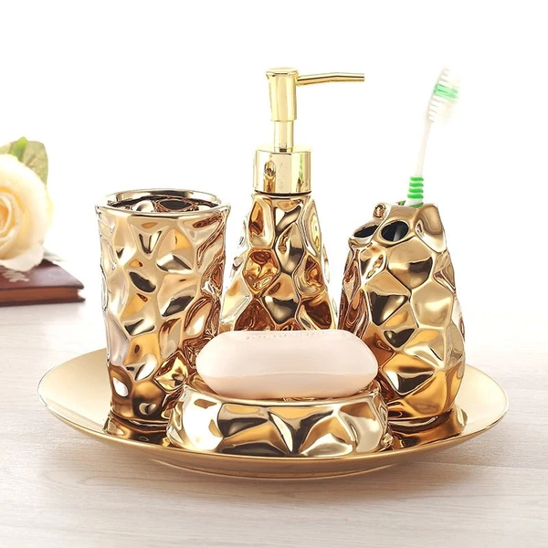 Stylish Luxury Gold Bathroom Accessories Optimized
