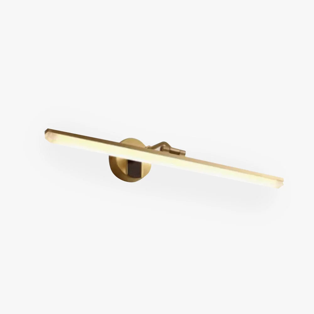 Reusable Leigh Spiegelfront Waschtisch-Wandleuchte Messing L 45 58 72CM Minimalist