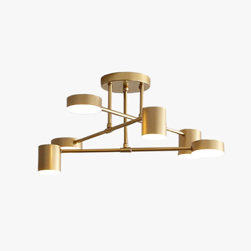Powerful Moderne Kreis-Design Deckenleuchte aus Metall für Wohnzimmer Schlafzimmer Specialty