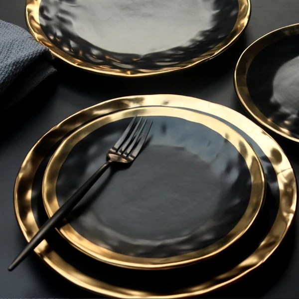Flexible Ceramic Food Dish Plate Environmentally Friendly