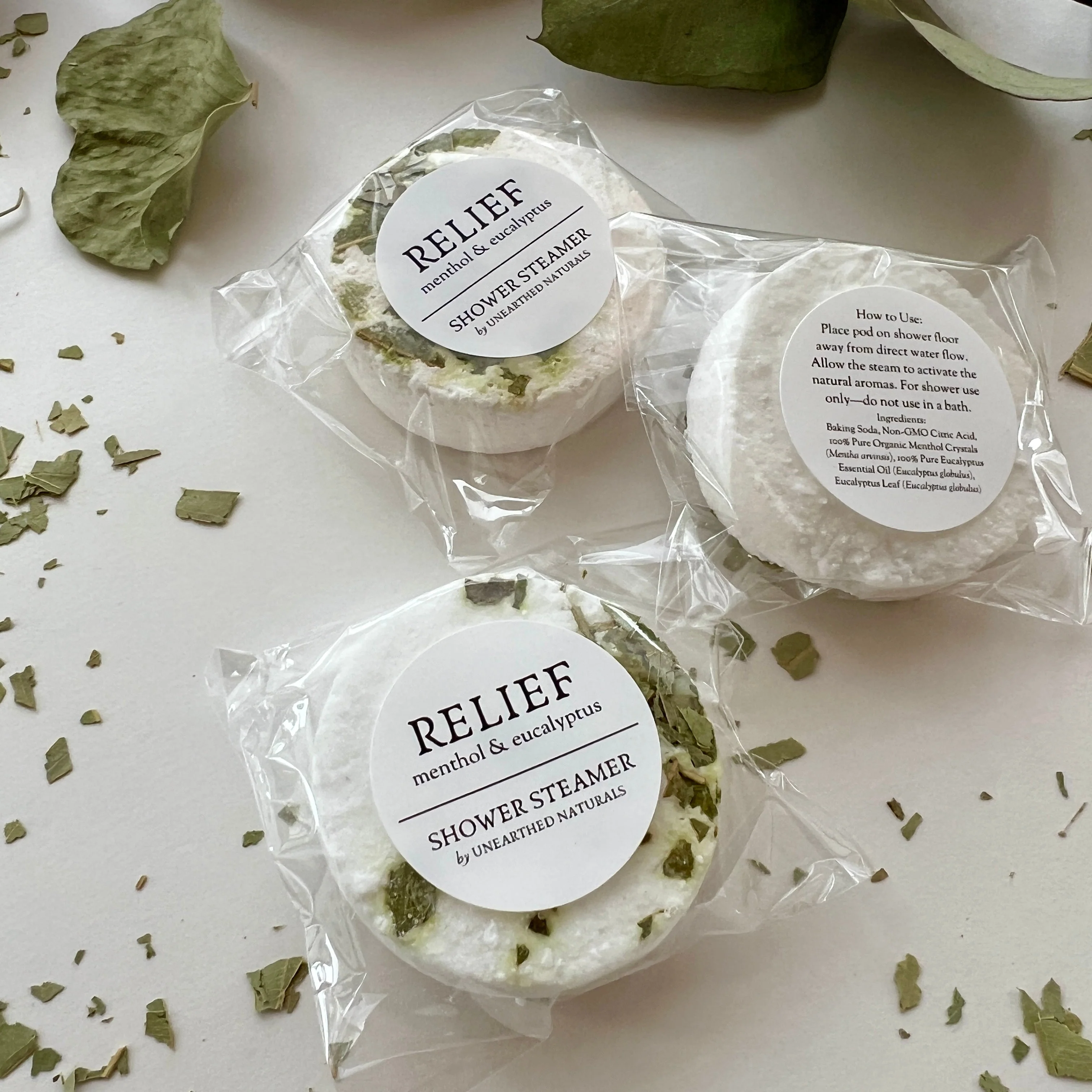 Responsible RELIEF - Menthol Eucalyptus Shower Steamer Unique