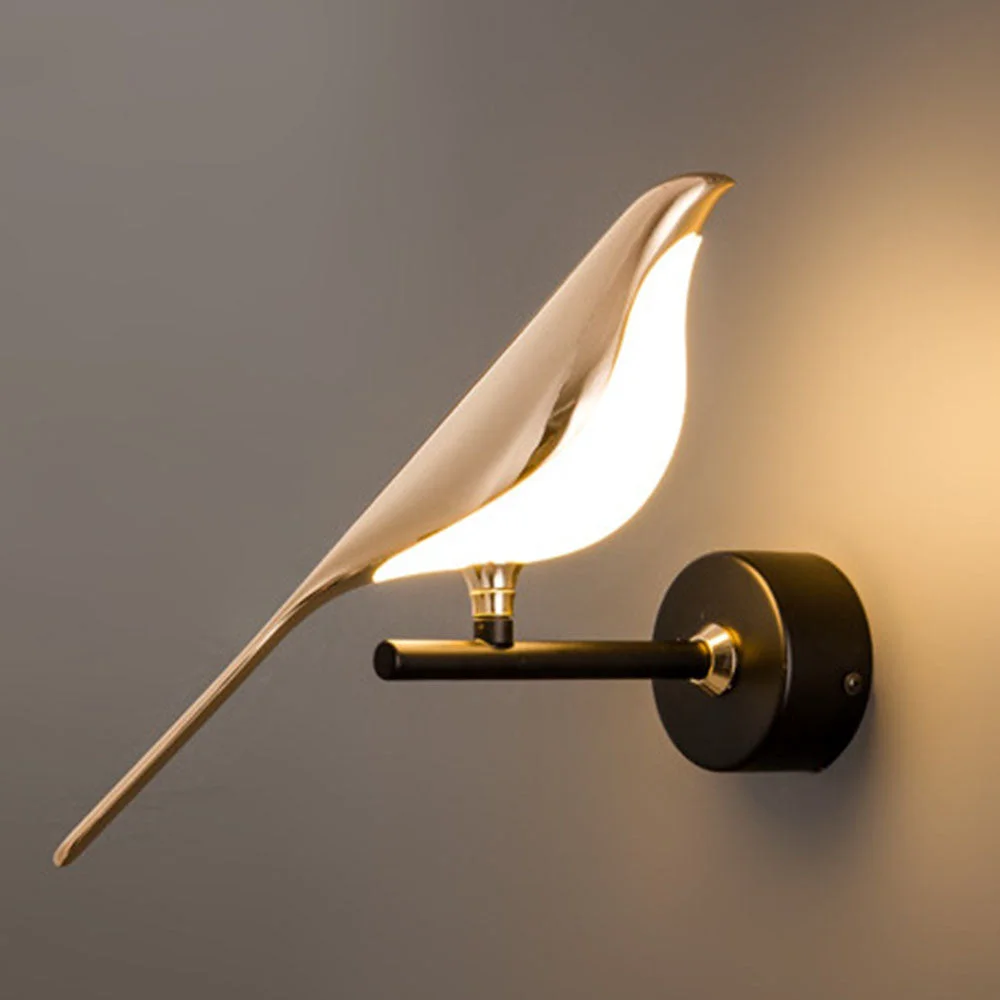 Convenient Modern Simple Art Design Bird Wall Lamp Proven