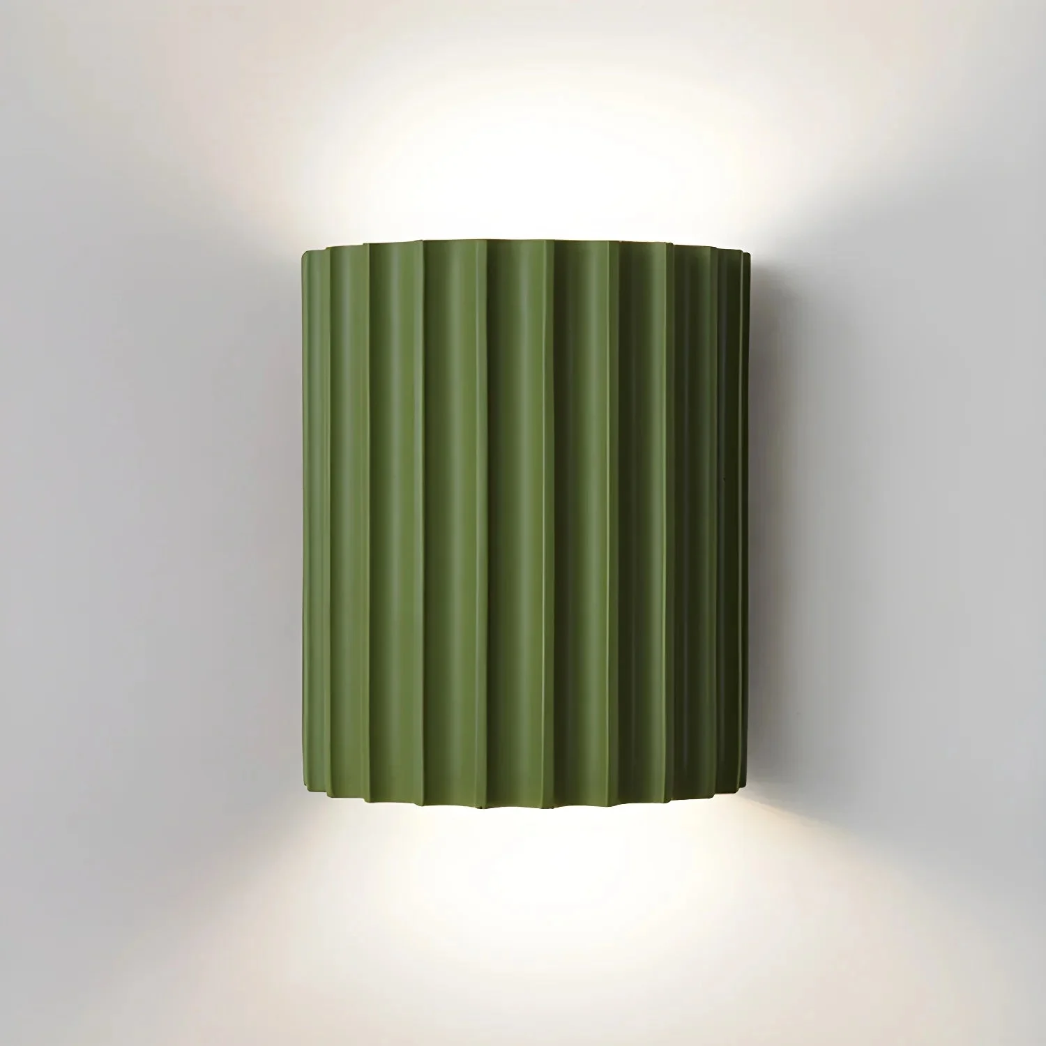 World-Class Modern Half-Circle Resin Wall Sconce For Living Room Prestigious