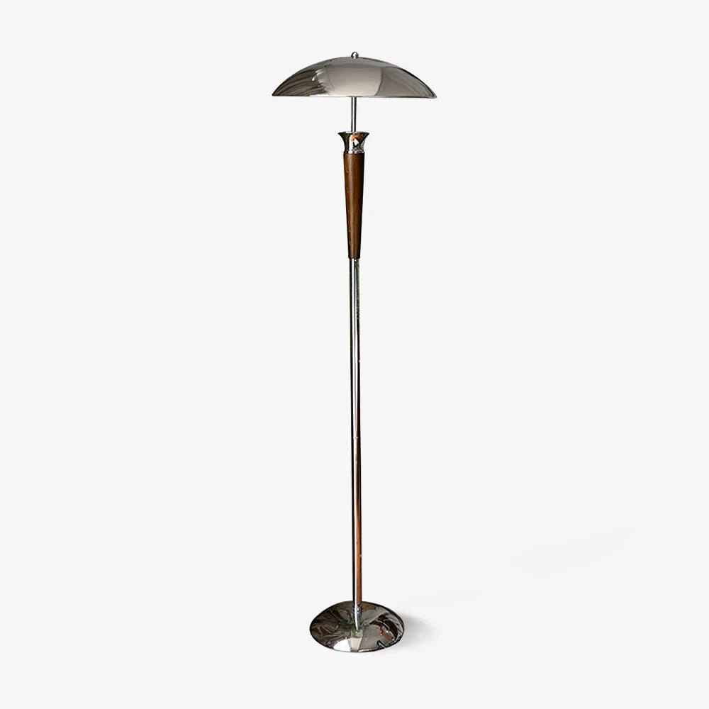 Versatile Creative Chrome Lampshade Floor Lamp Powerful