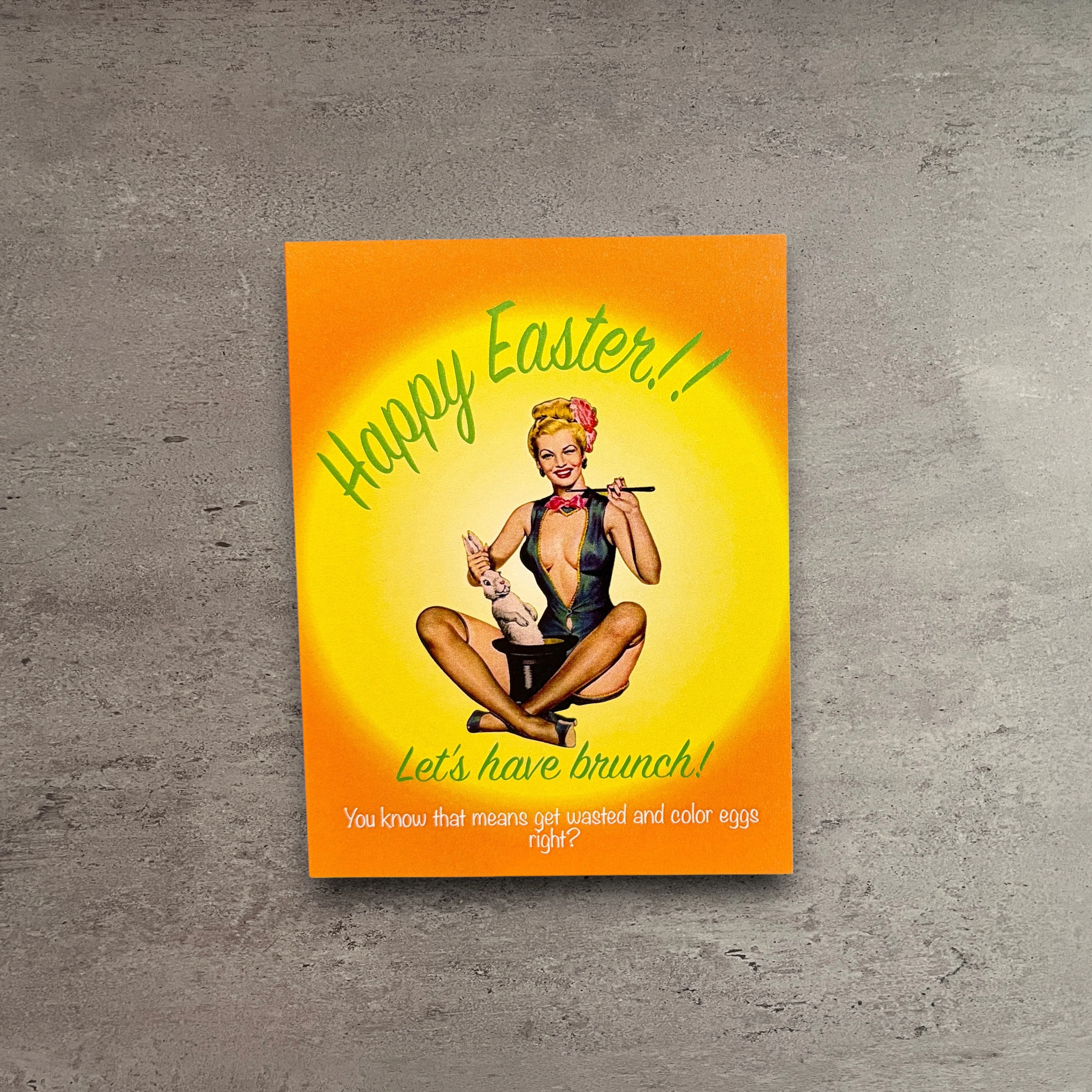Genuine Happy Easter Let's Have Brunch Card Crafted