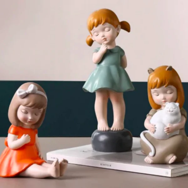 Exceptional Little Girl Decorative Figurines High-Performance
