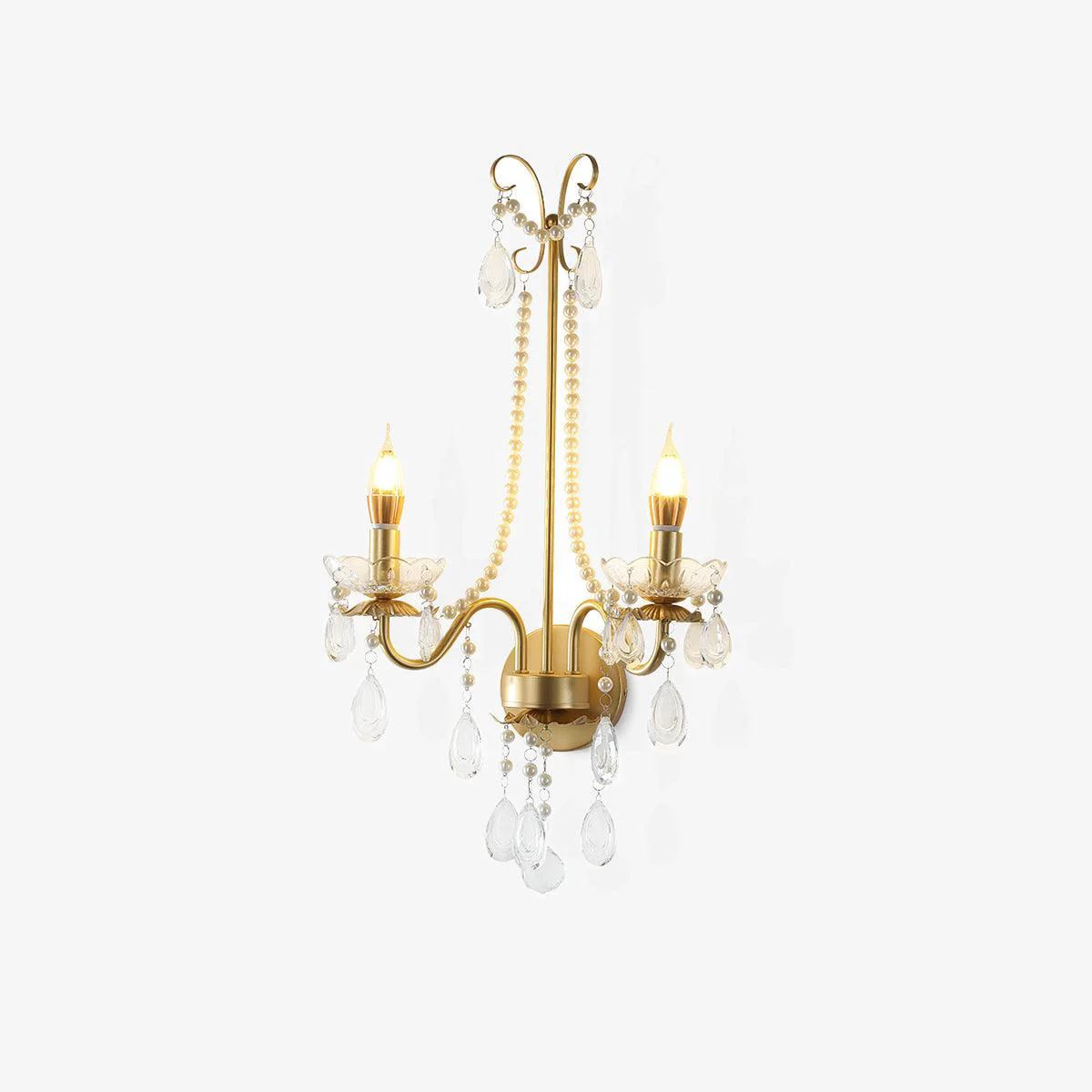 Next-Generation Crystal Pearl Chain Wall Lamp Specialty