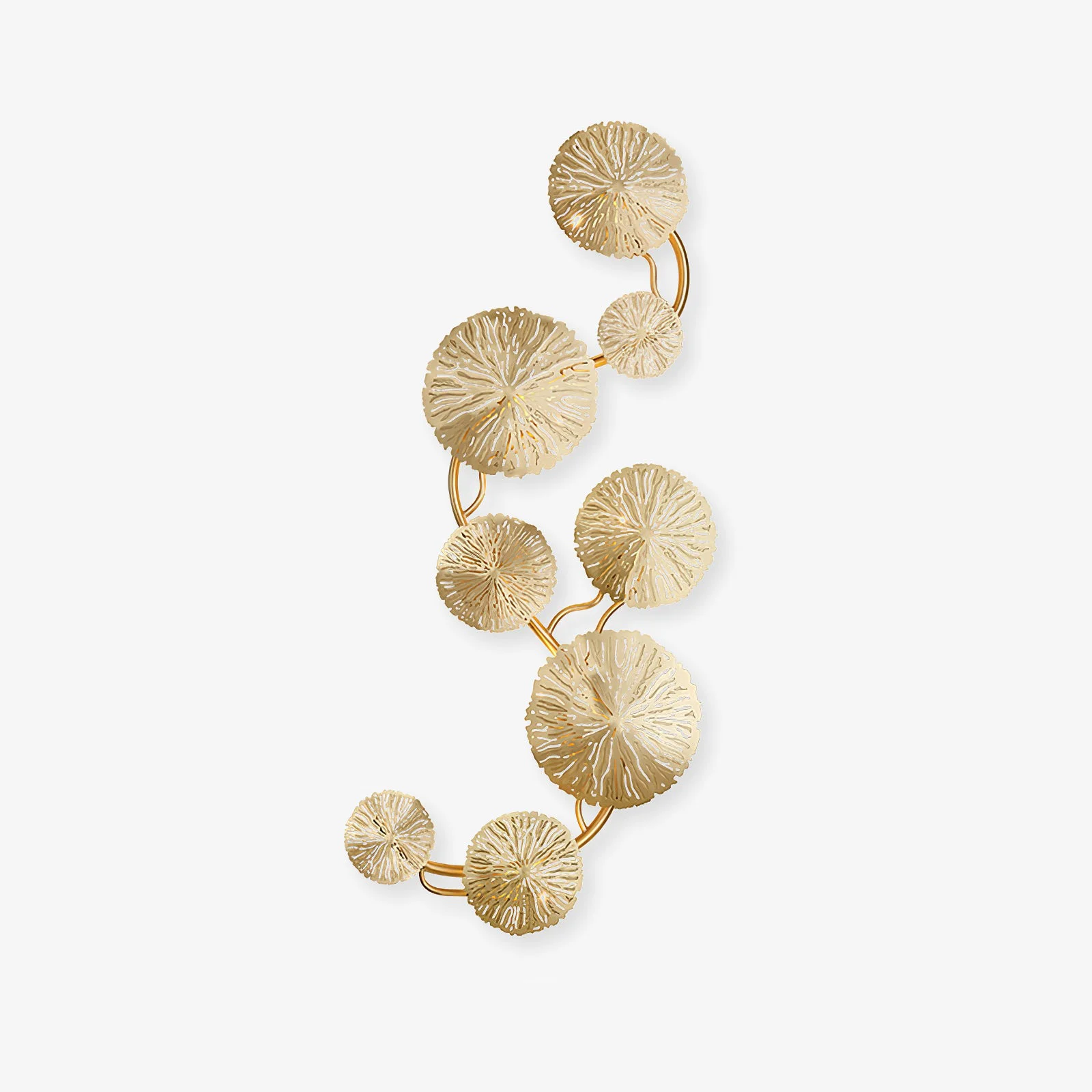 Secure Lotus Leaf Wall Sconce Smooth