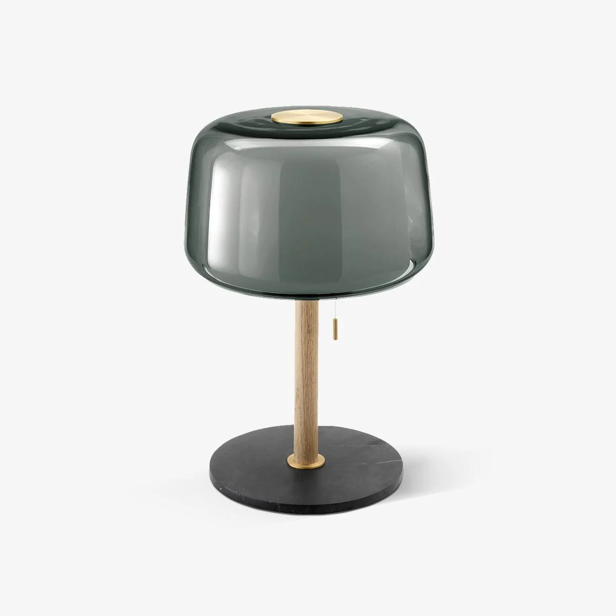 Contemporary Mona Glass Table Lamp Smart