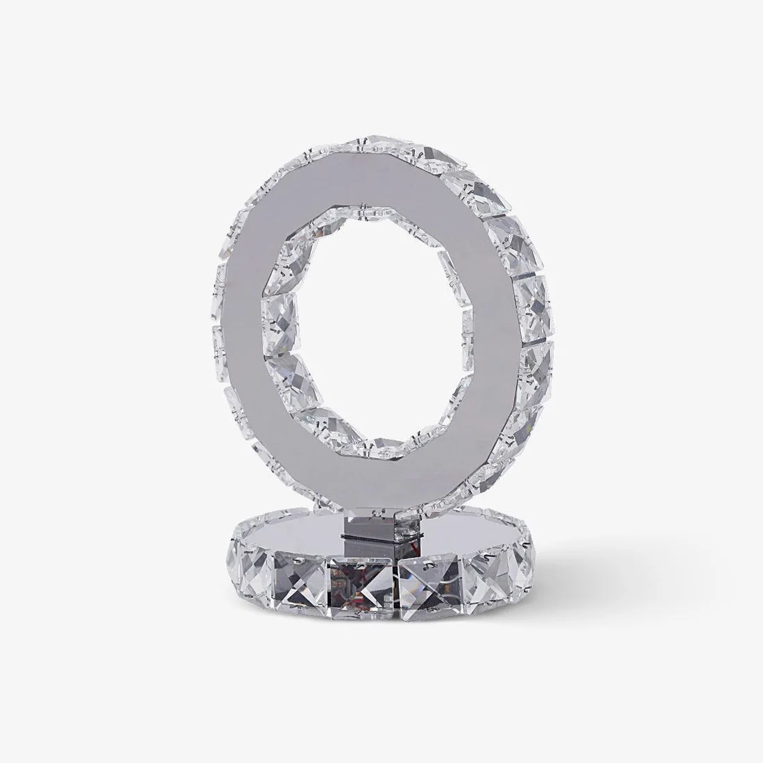 Recyclable Crystal Rings Table Lamp Smooth