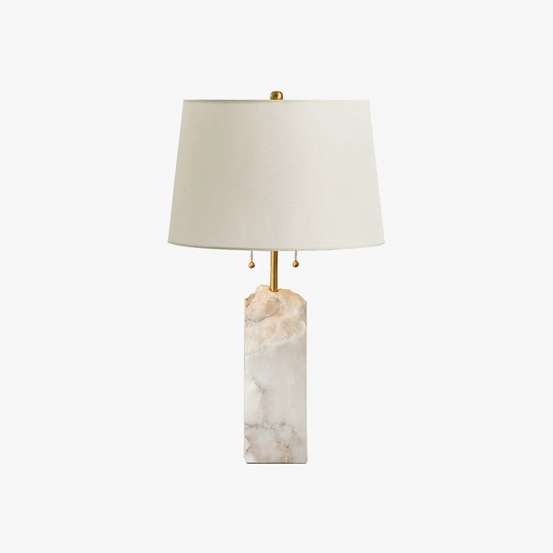 Luxury Raw Alabaster Table Lamp Classic