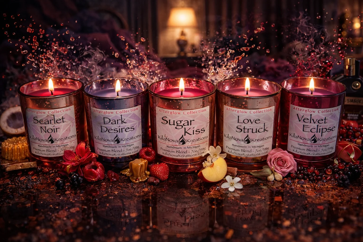 Reliable Afterglow Collection - Feminine Wood Wick Premium