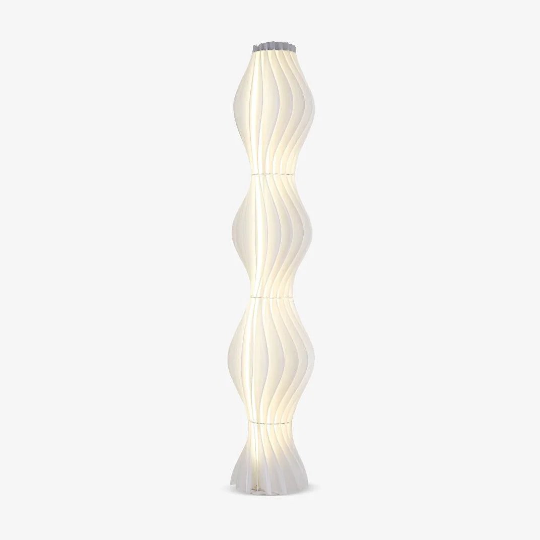 Refined Vapor Floor Lamp Expertly Made