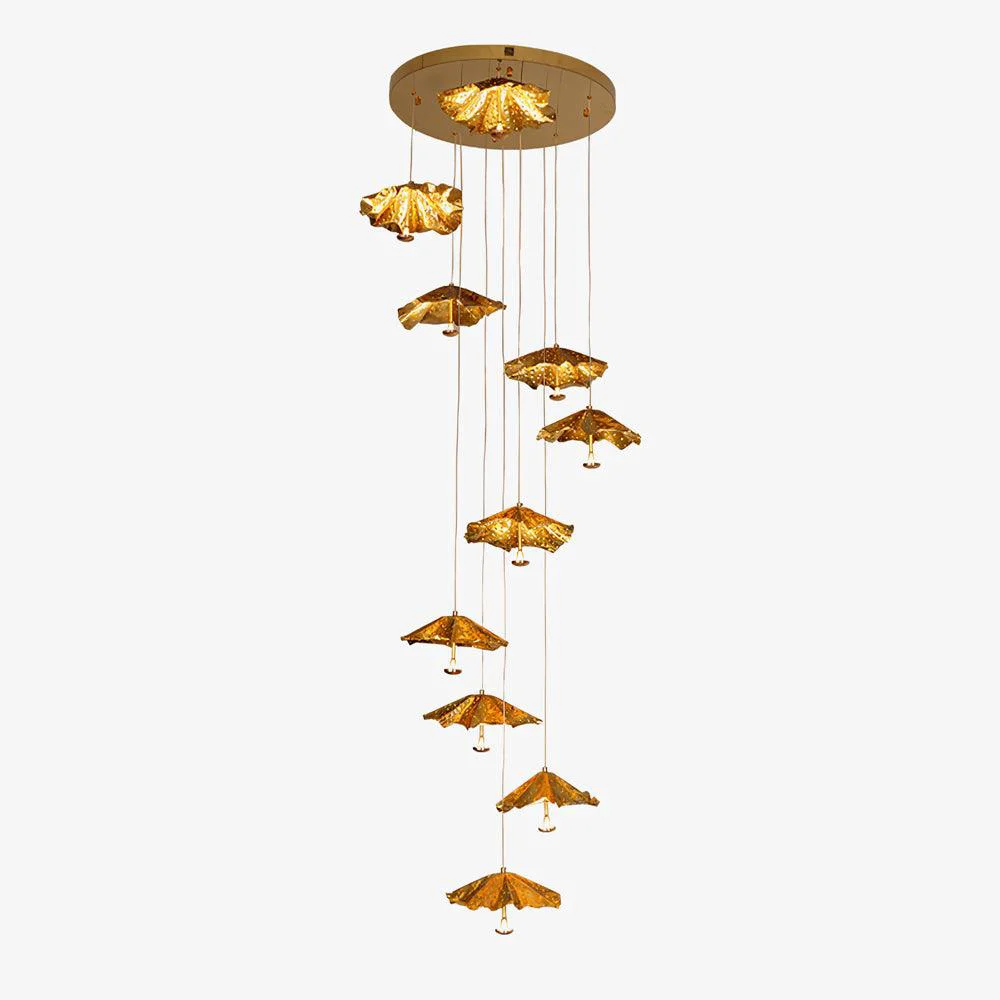 First-Class Livra Leaf Chandelier Easy-to-Use