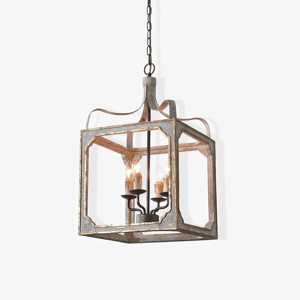 Environmentally Friendly Boho Rustic Cube Chandelier Superior