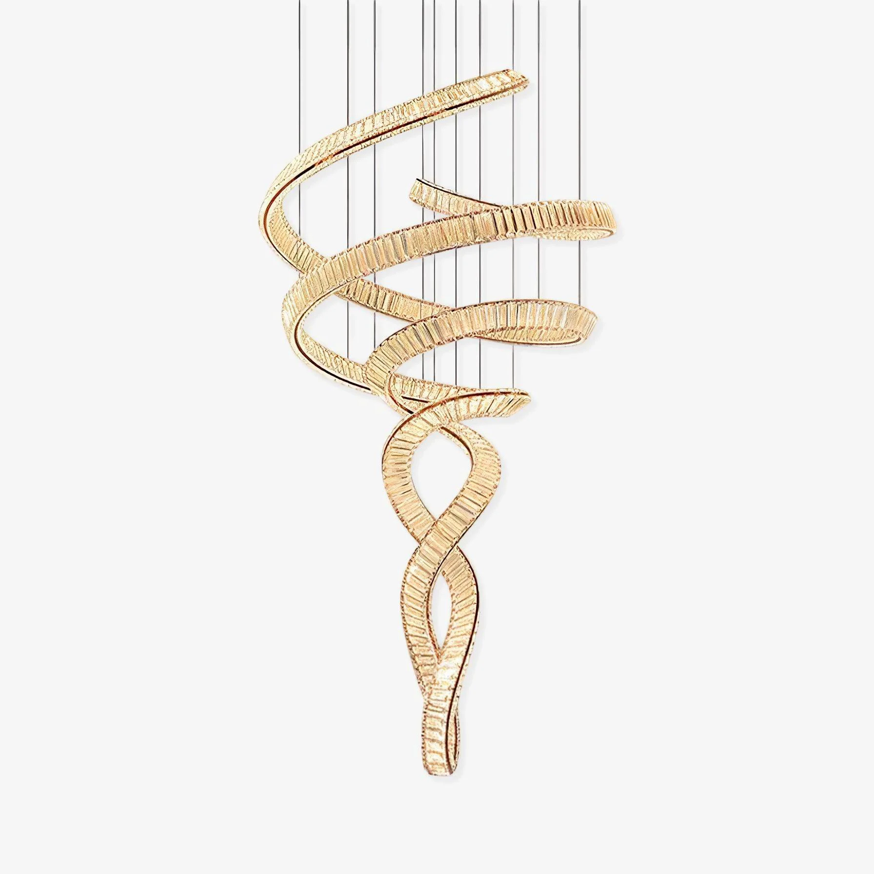 Comfortable Long Spiral Crystal Chandelier Sustainable