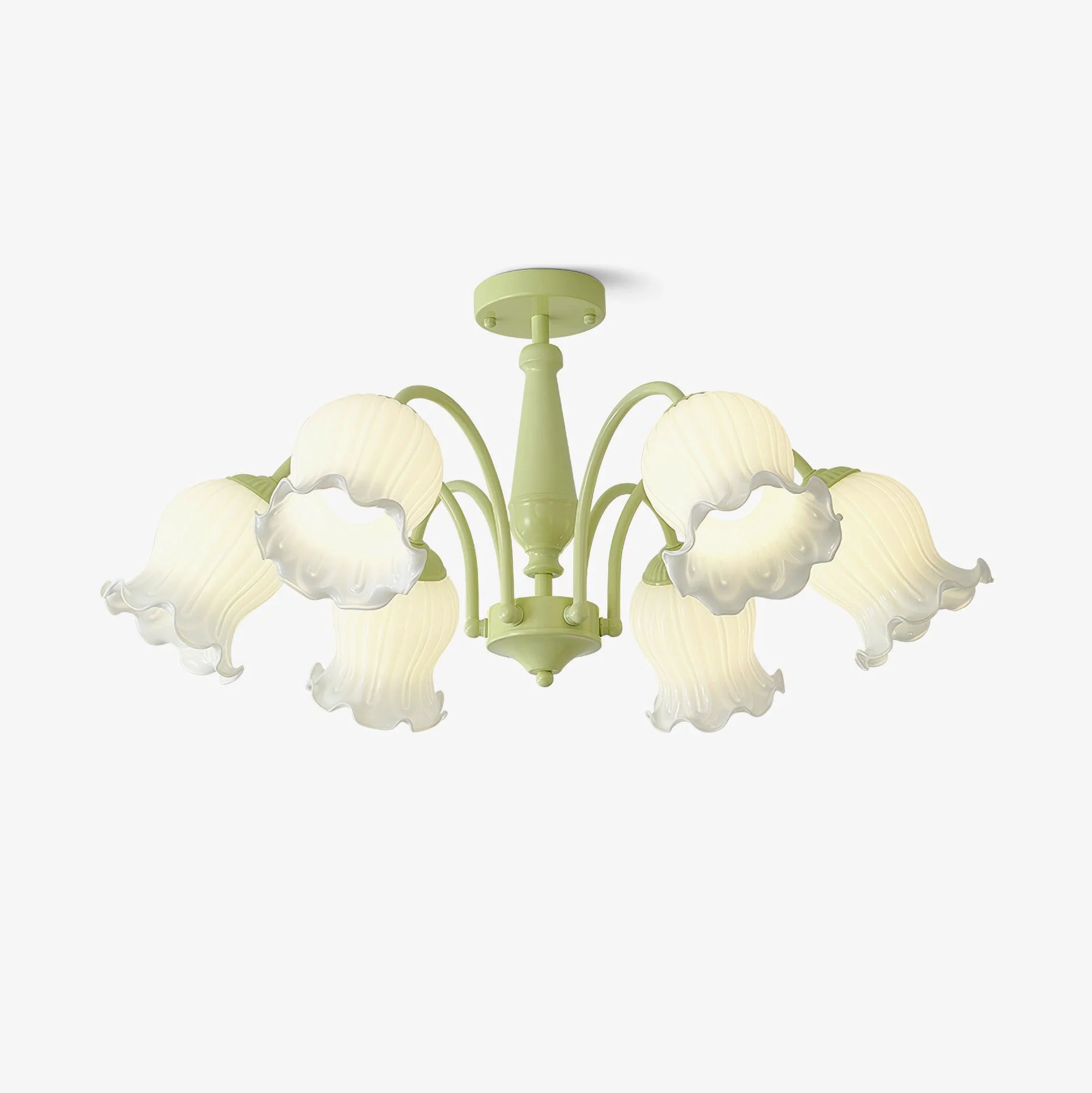 Specialty Trumpet Flower Chandelier Relaxed