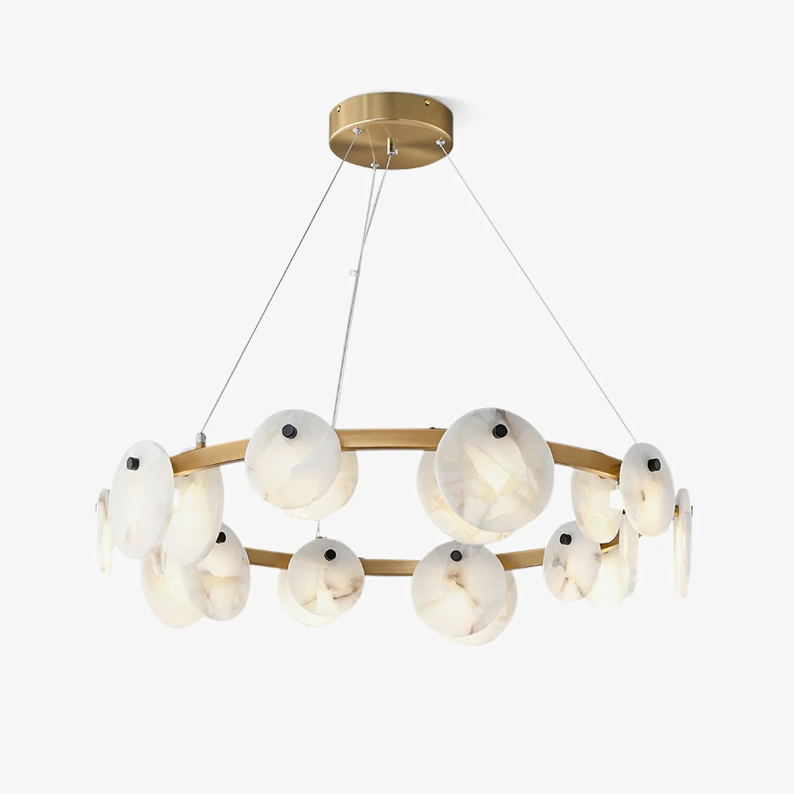 Optimized Trinidad Alabaster Chandelier High-Quality