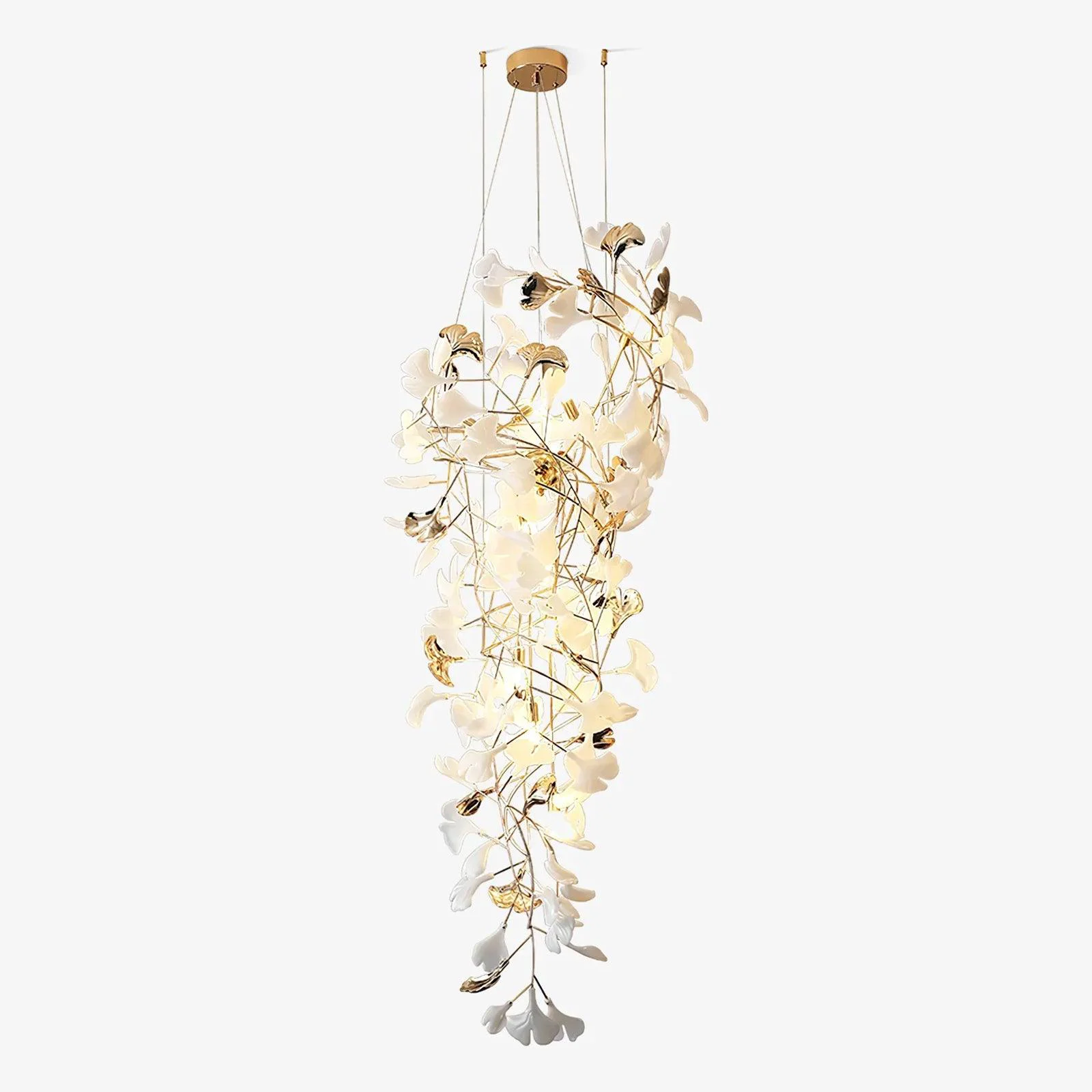 Crafted Gingko Ojo Chandelier High-Quality