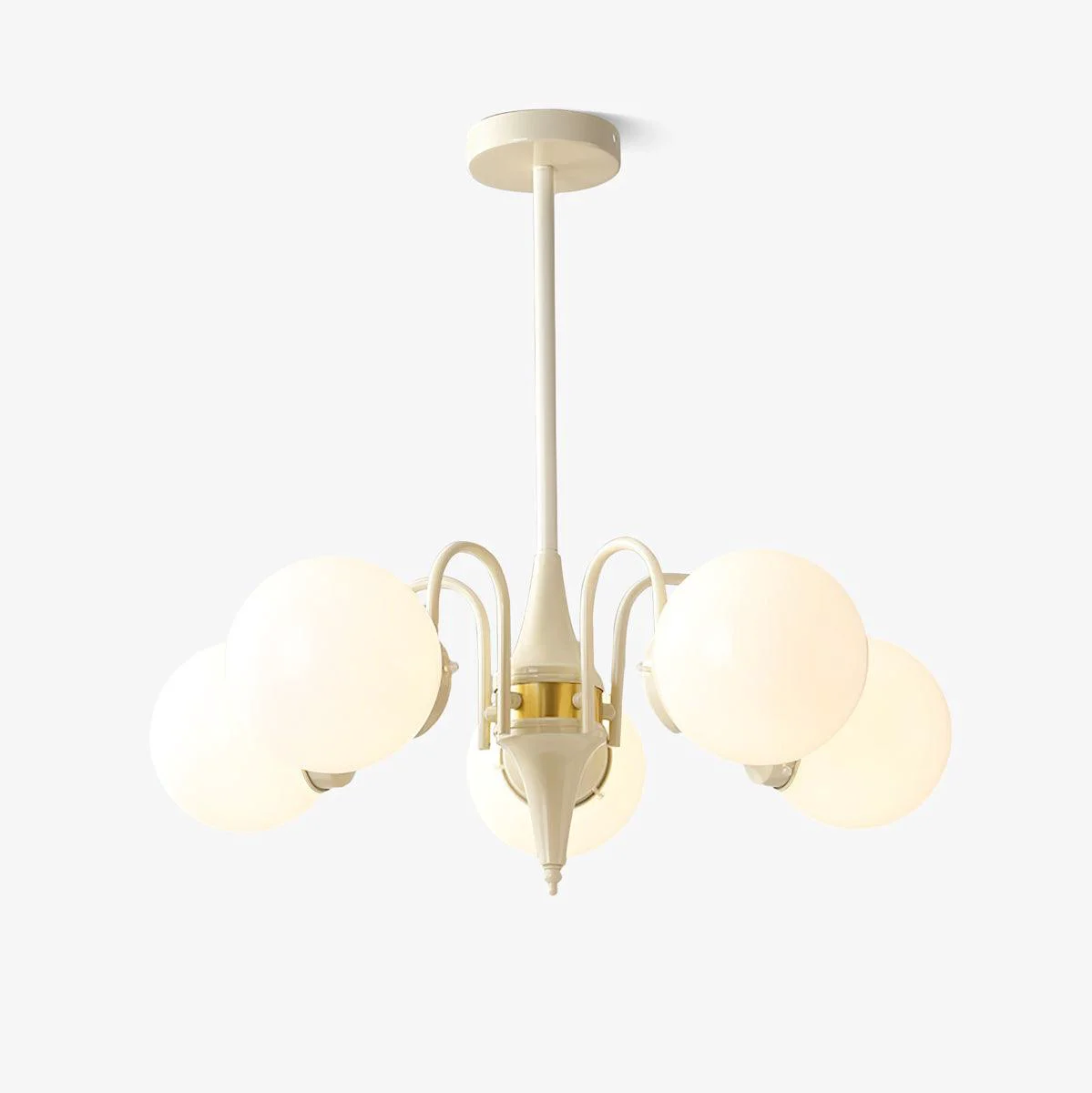 Responsible Cream Ball Chandelier Elegant