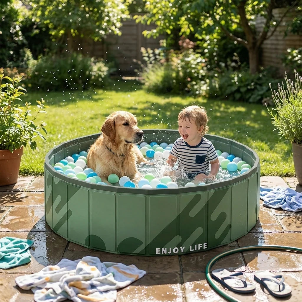 Modern Foldable Ball Pit Play Pool for Kids Pets Next-Generation