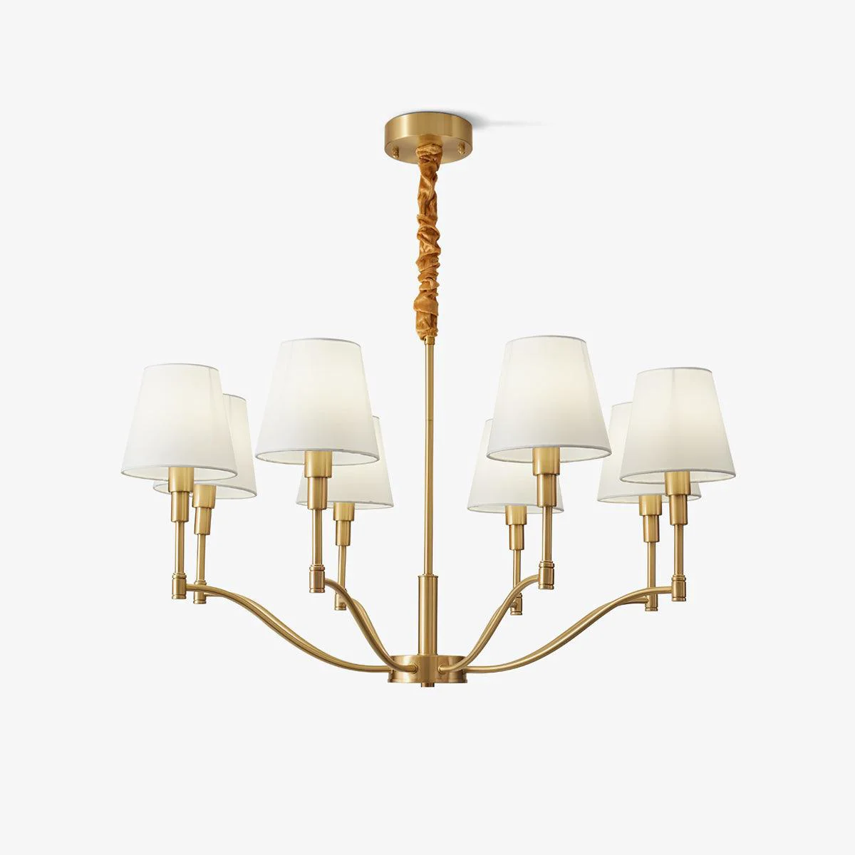 Comfortable Meridian Mid Century Brass Chandelier Dependable