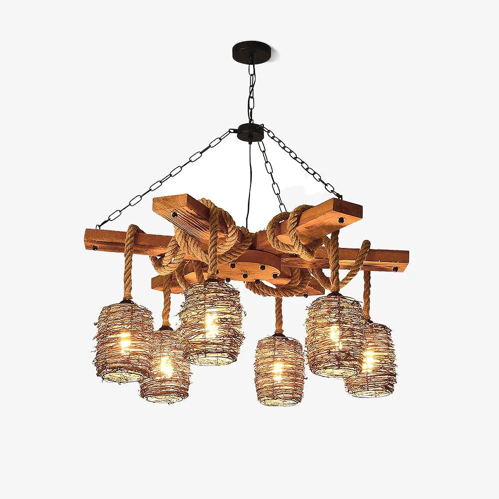 Responsible Vintage Farmhouse Chandelier Detailed