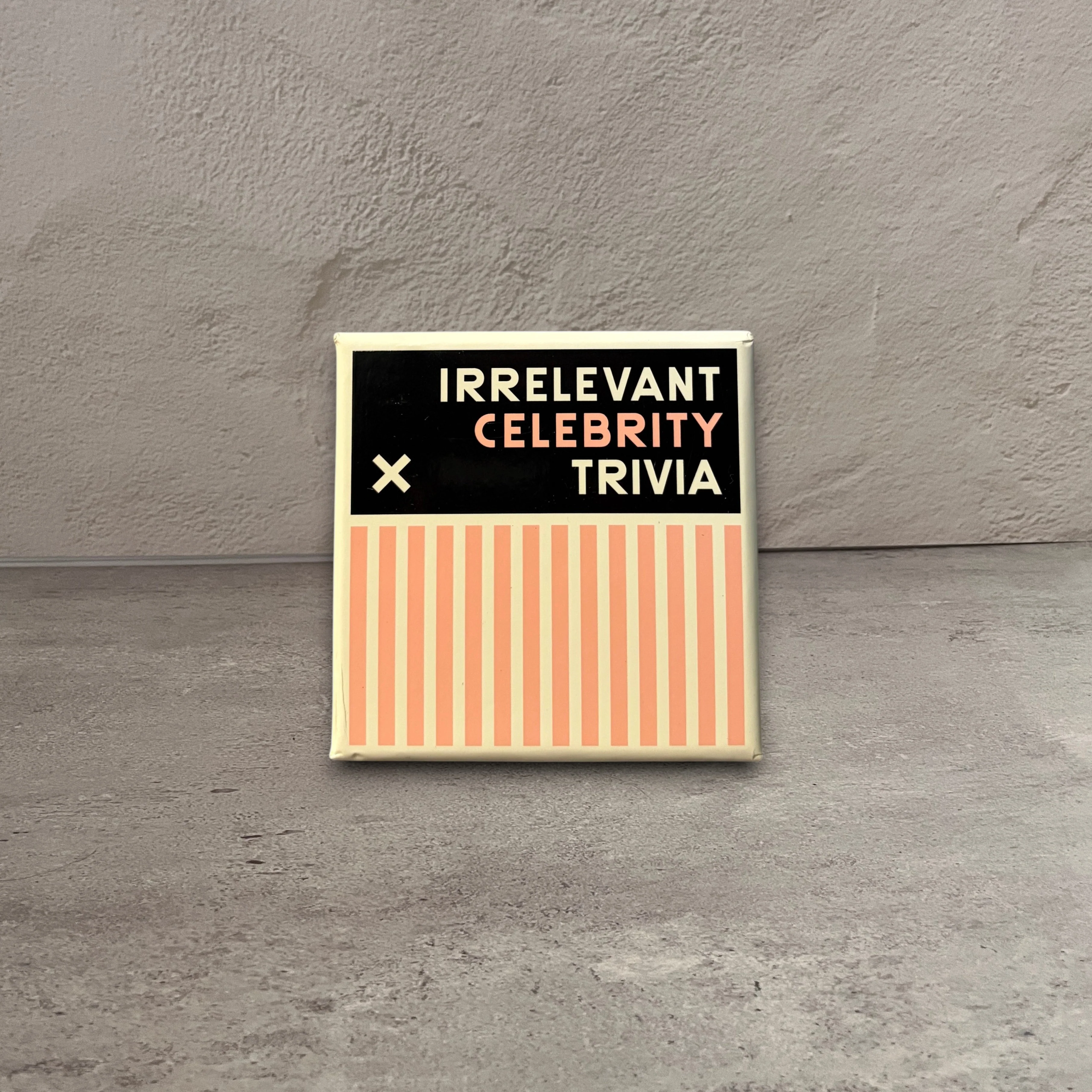 Crafted Irrelevant Celebrity Trivia by Brass Monkey Elegant