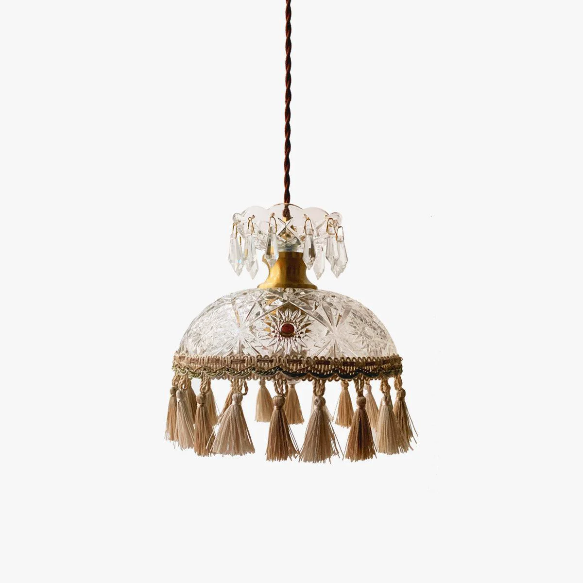 Exclusive Bowl Tassel Pendant Light Soft