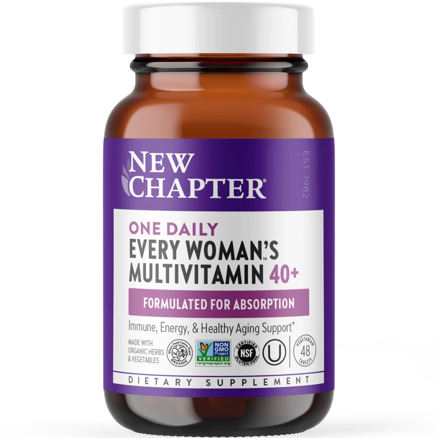Traditional New Chapter Every Woman™'s One Daily 40 Multivitamin - For Immune Energy Healthy Aging Support Genuine