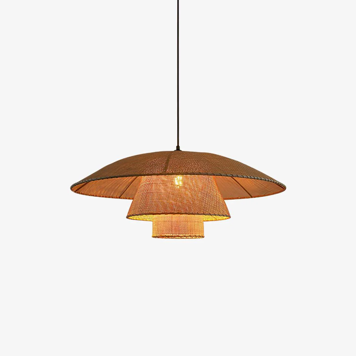 Premium Hat Weave Rattan Pendant Lamp Trusted