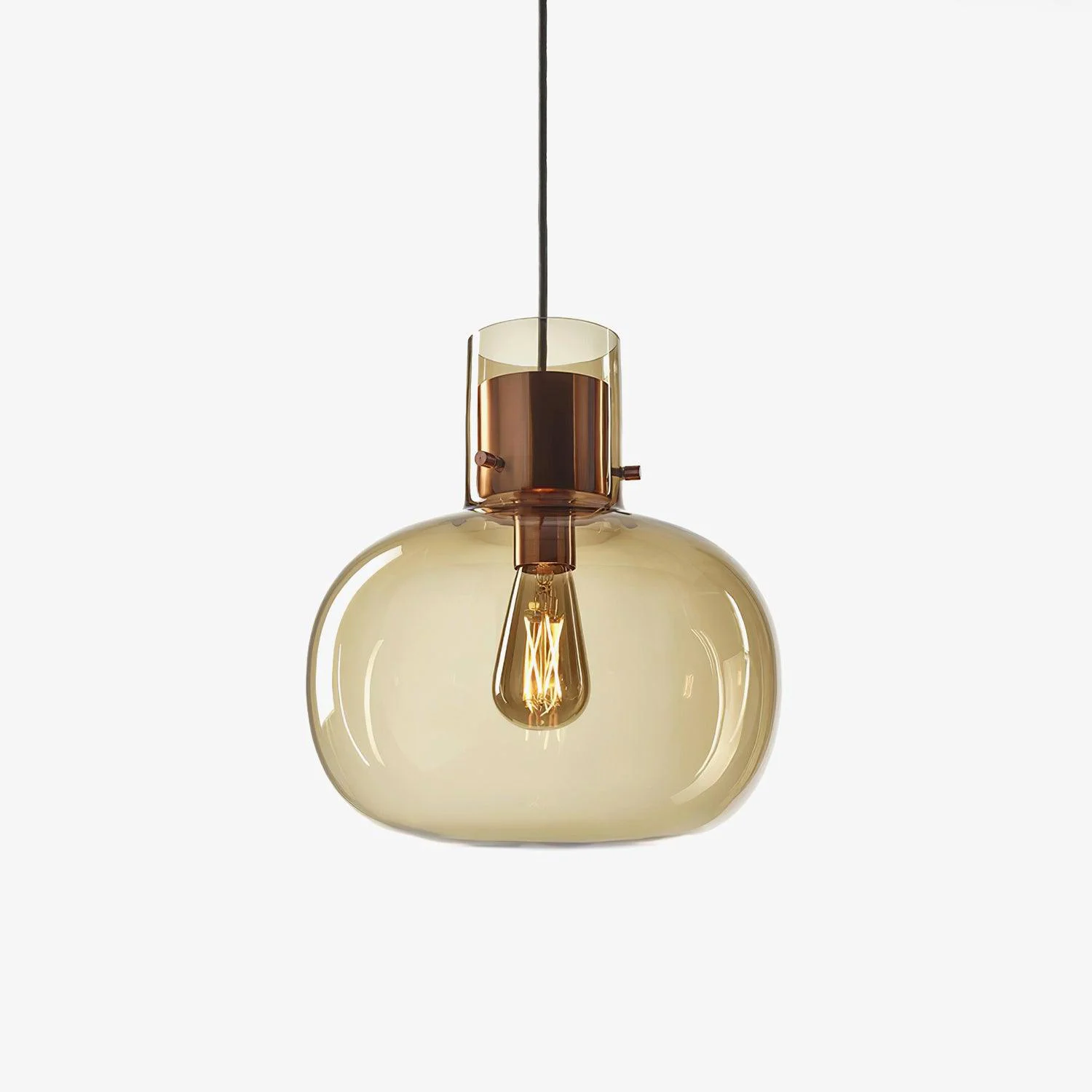 Easy-to-Use Cambre Glass Pendant Light Green