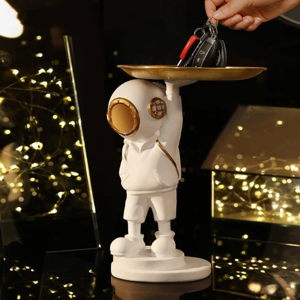 Long-Lasting Astronaut Decorative Storage Tray Reliable