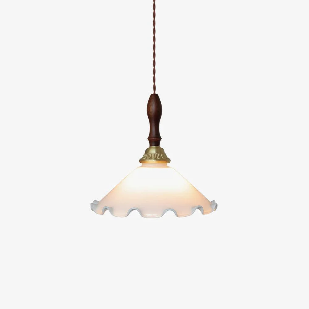Reusable Milky Flower Pendant Light Durable