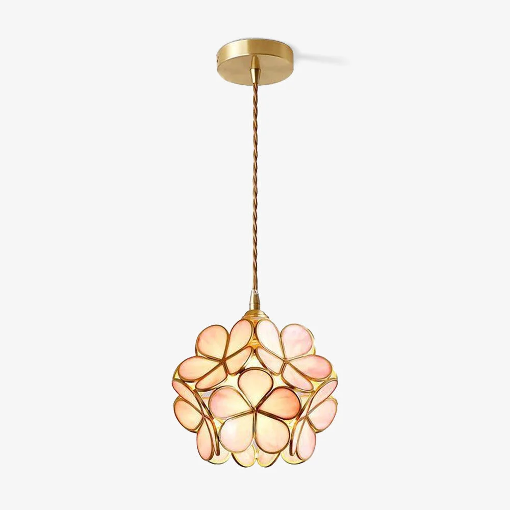 Reliable Glass Petal Pendant Light Clean