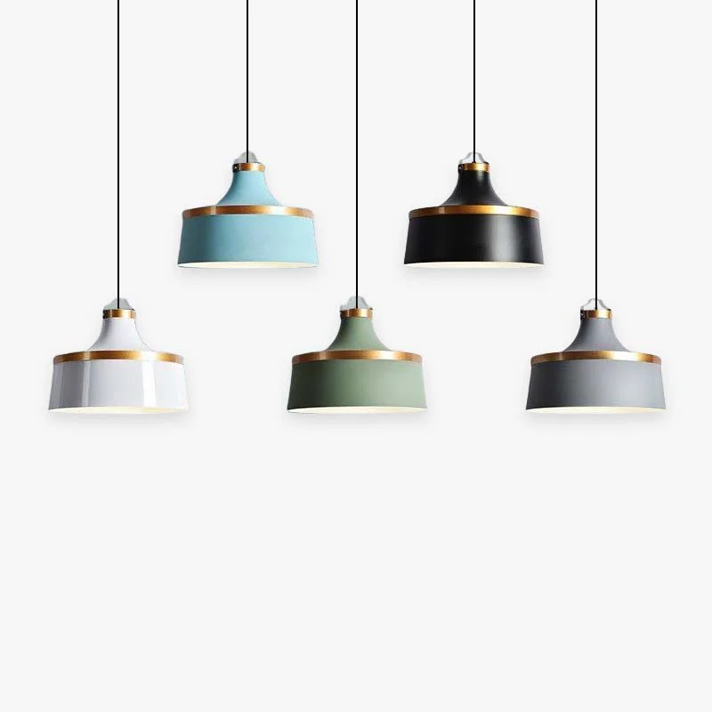 Innovative Morandi Modern Colorful Single Pendant Light Metal Shade Original