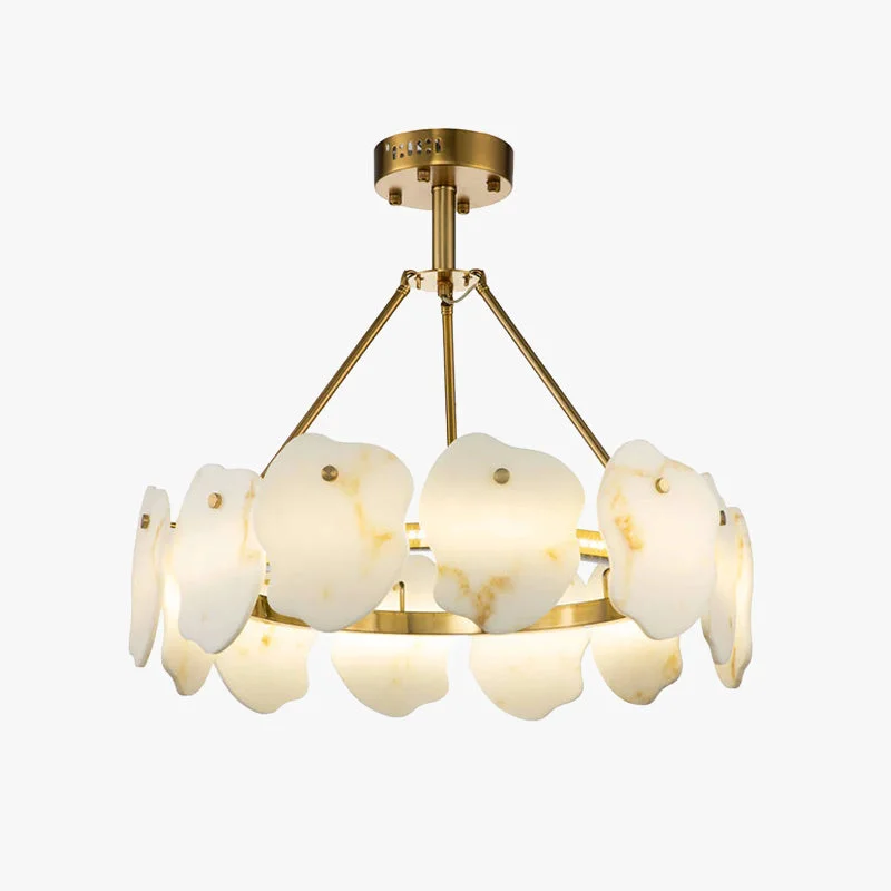 Sustainable Marilyn Modern Marble Gold Round Pendant Light Living Room Expertly Made