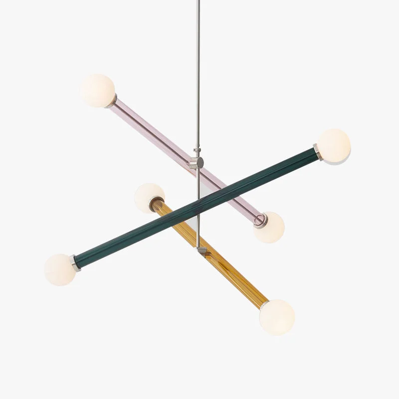 Next-Generation Avi Modern Metal Glass Creative Children Bedroom Pendant Light Adjustable Pure