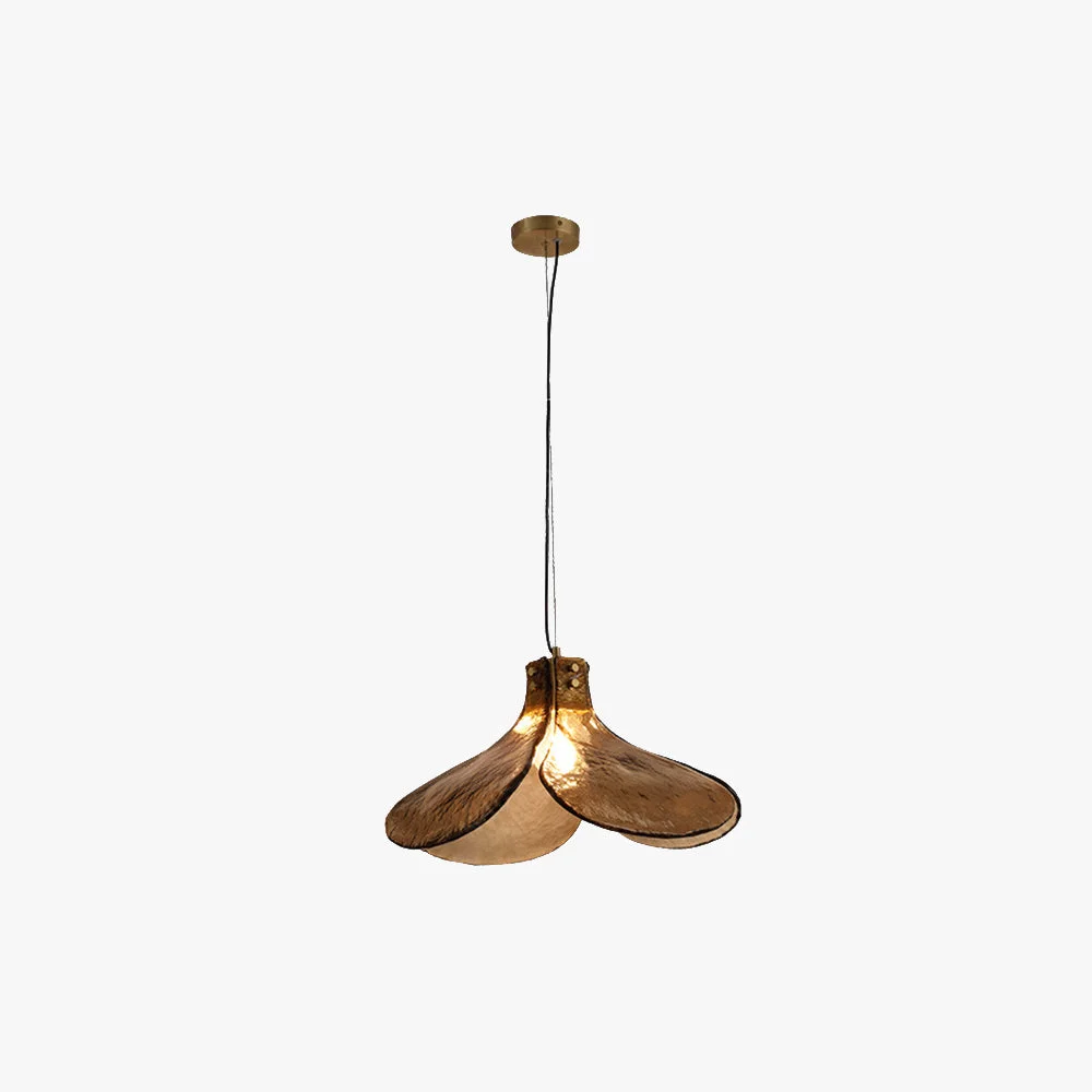 Exceptional Carins Handmade Retro Glass Pendant Light Four-Leaf Flower Trusted