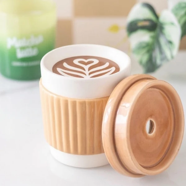 Top-Quality Coffee Cup Tealight Warmer Solid