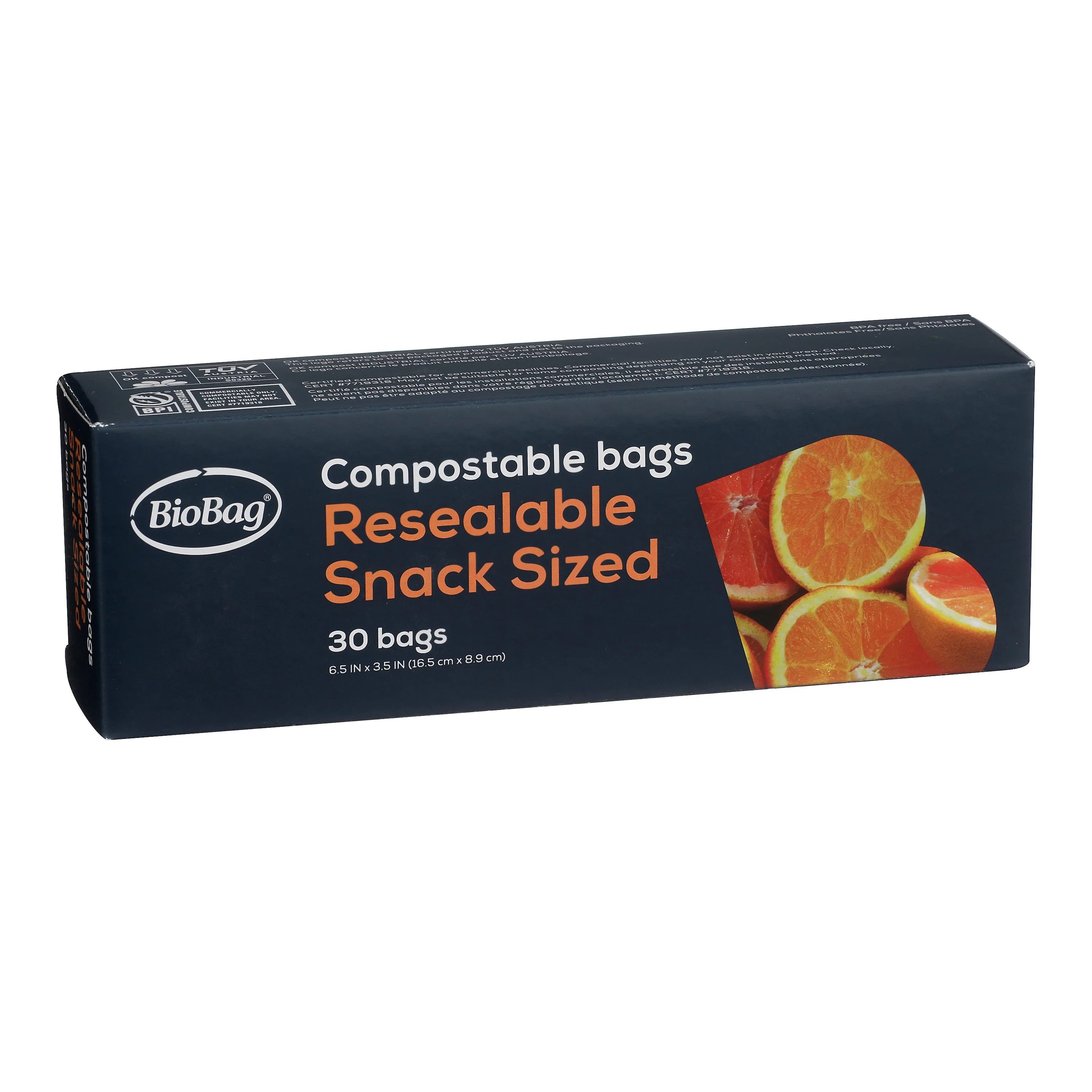 Soft BioBag Resealable Snack Bags Modern