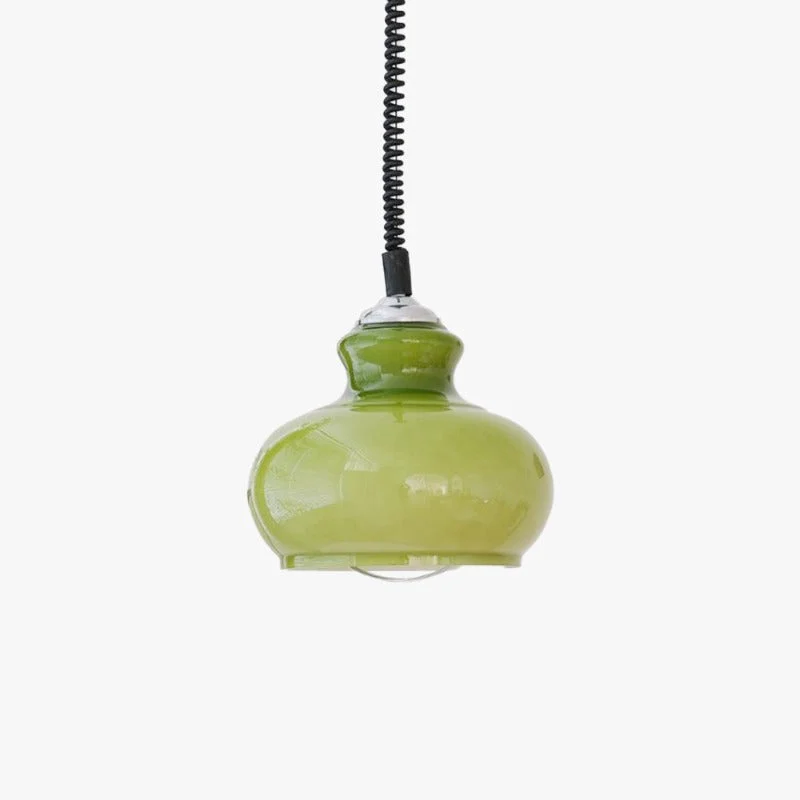 Authentic Hailie Retro Simple Adjustable Pendant Light Living Room Green White Brown Expertly Made