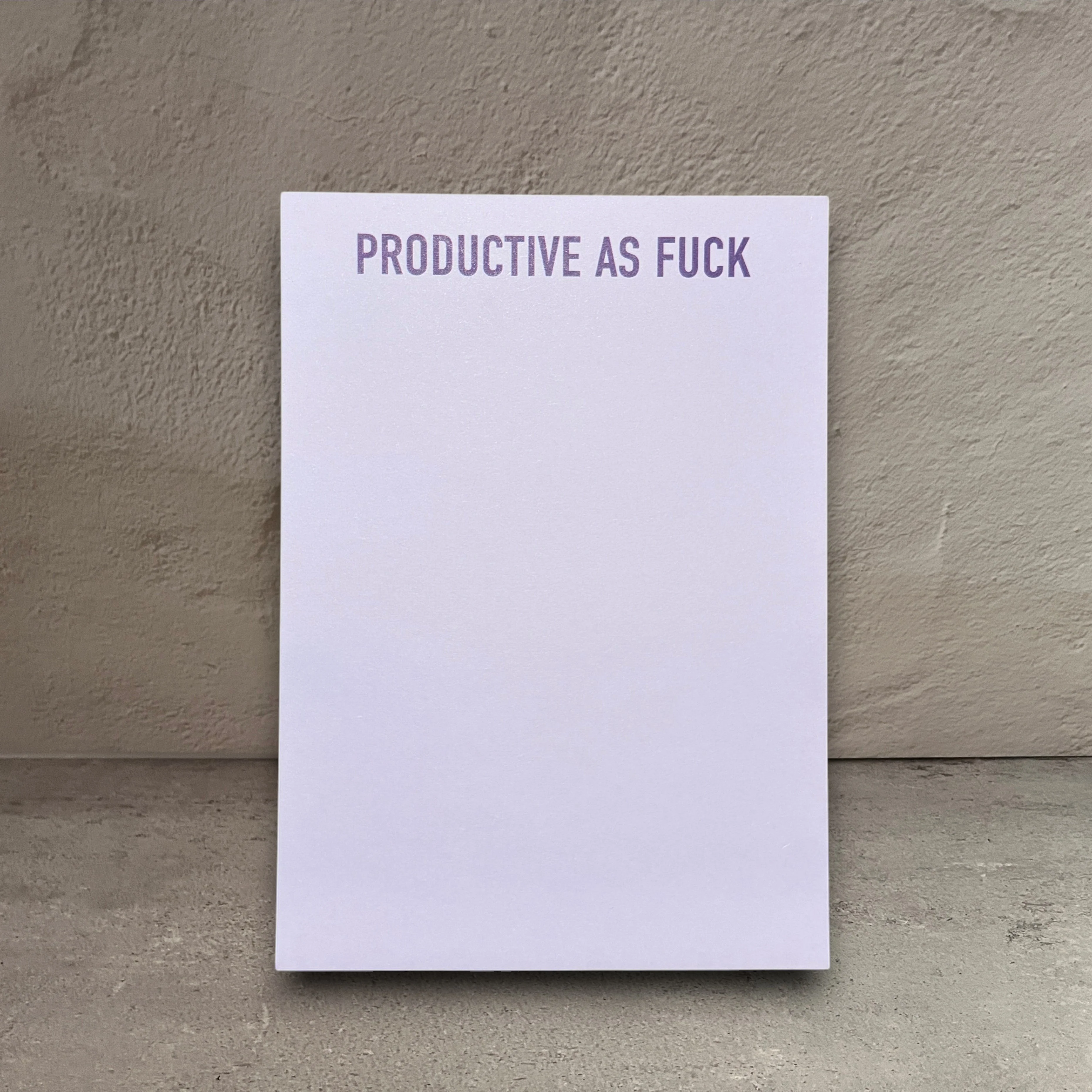 Innovative Productive As Fuck Notepad Eco-Friendly