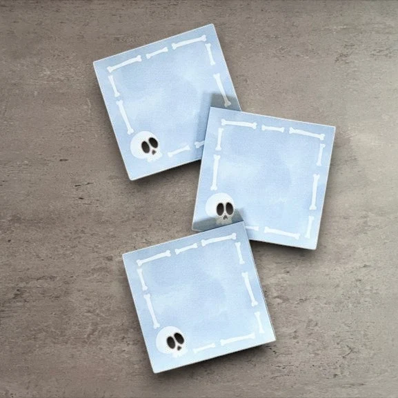 Premium Material Skull Bones Post-it® Notes Premium