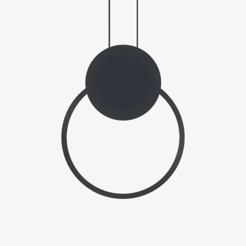 High-Performance Nyla Modern Minimalist LED Hanging Pendant Lights Black White Bedroom High-Quality